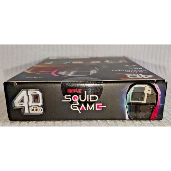 Squid Games Manager Mask 3D Model Kit 4D Build, Puzzle Netflix w Stand NEW - Picture 10 of 11